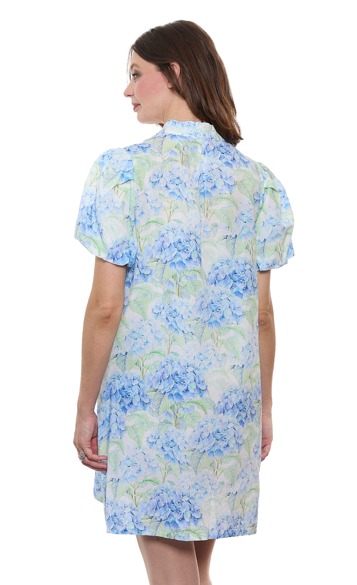 Tiburon Dress Soft Hydrangea Print
