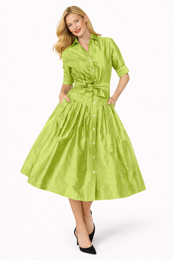 Mrs Maisel Green Silk
