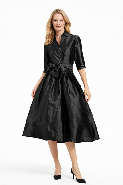 mister it. マキシジャンスカジレ Mrs Maisel Tea Length - Black – Dizzy-Lizzie