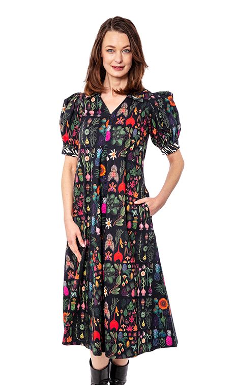 Montauk Dress Botanical Print – Dizzy-Lizzie