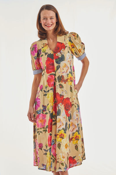 Montauk Dress Vintage Floral Print