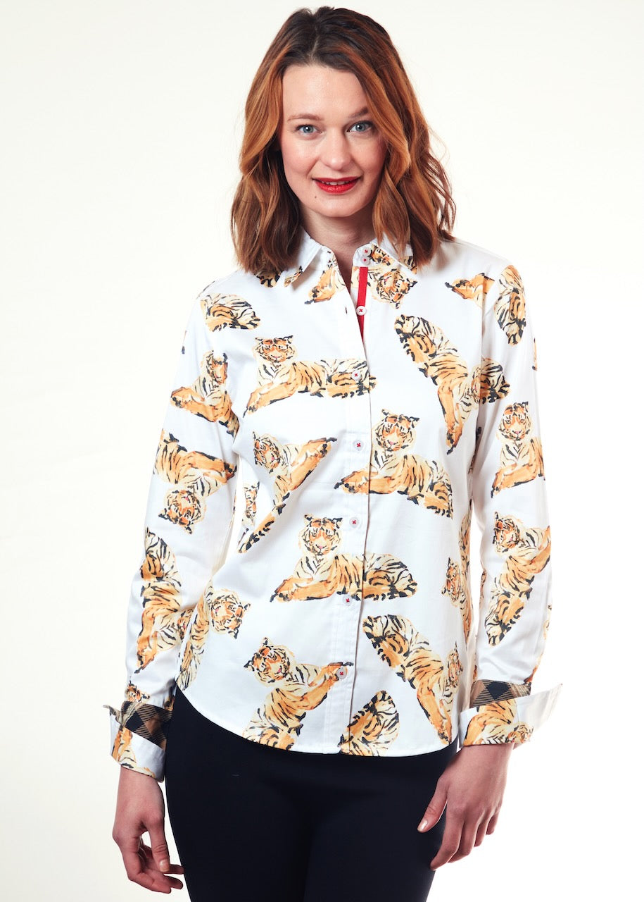 Rome Shirt Tiger Print – Dizzy-Lizzie