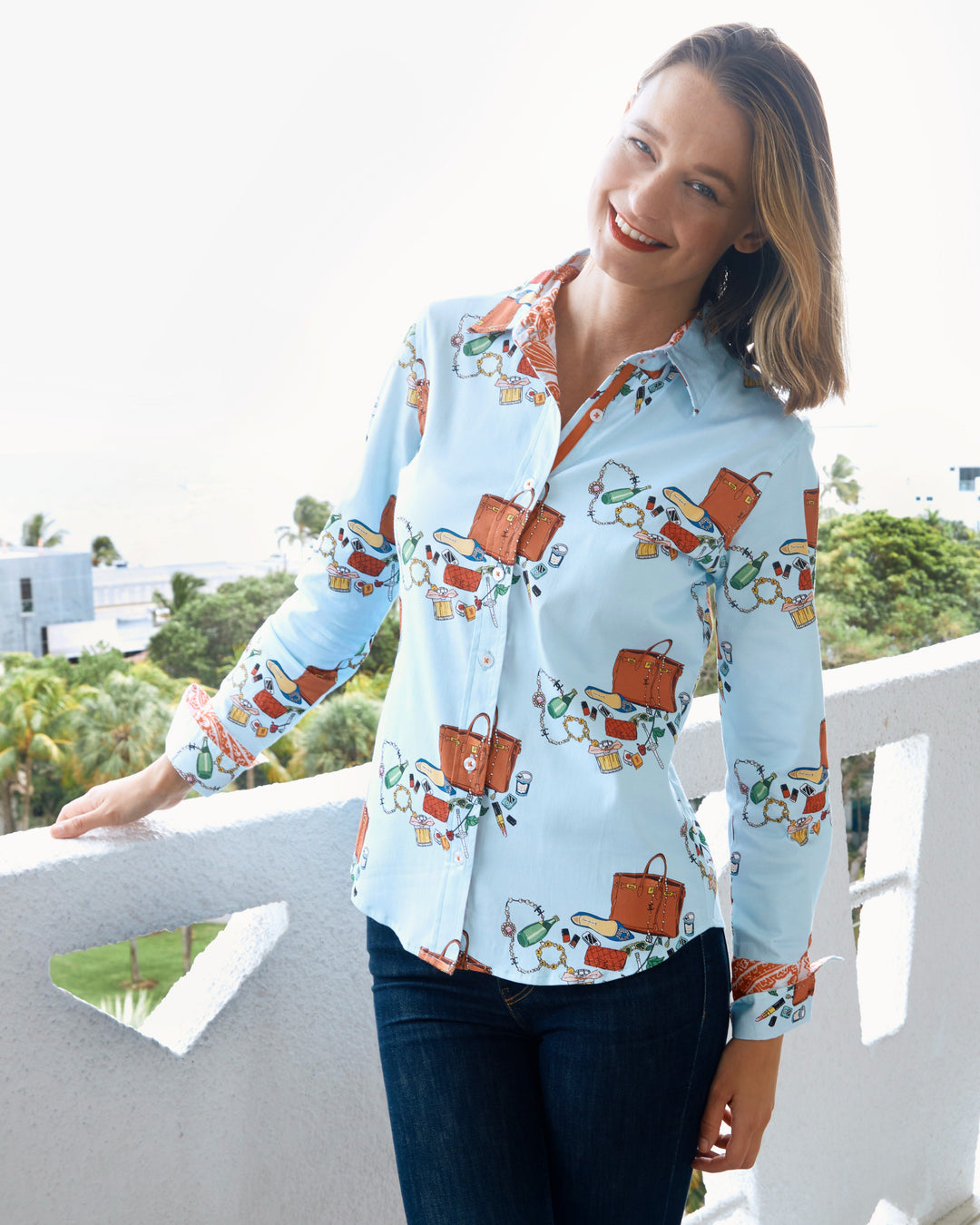 Rome Shirt Perrier And Kelly Bags XS / 402-S441