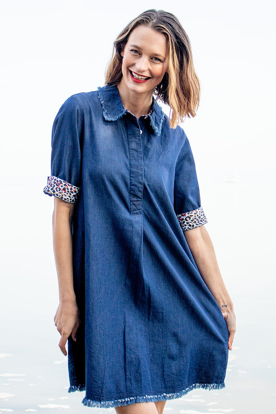 Hyannis Dress Denim – Dizzy-Lizzie